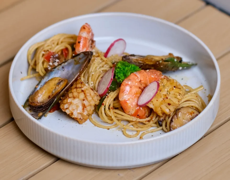 Aglio e Olio Seafood