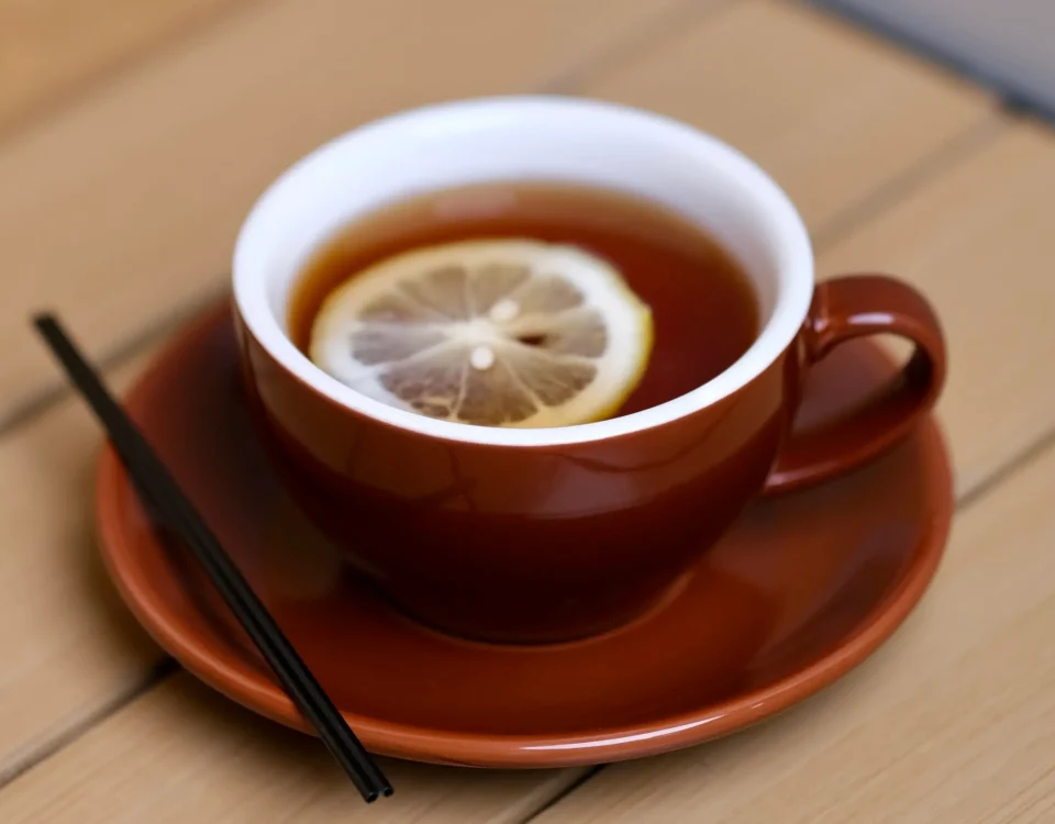 Hot Honey Lemon Tea